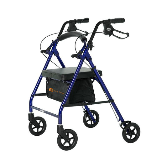 ROYAL - ALUMINUM 4 WHEEL ROLLATOR